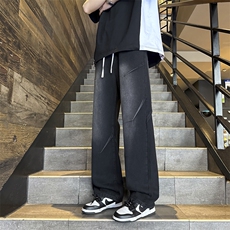 设计松紧腰牛仔裤男直筒B342-Z400-P50控68，男装牛仔裤，电商B342