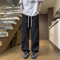 新款休闲裤男生春夏季美式潮牌直筒宽松长裤男款大码大货主推，男装休闲裤，星座1107-1