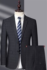 2021休闲商务西服套装爸爸装中老年西服上衣外套MNSA1579-P290，男装西服套装，电商B212（原钱塘6029）