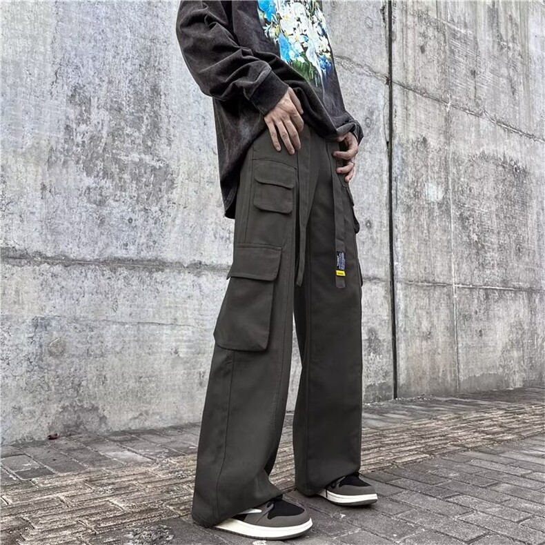 男秋季新款港风纯工装裤休闲裤G205P45,男装休闲裤,星座1116-2