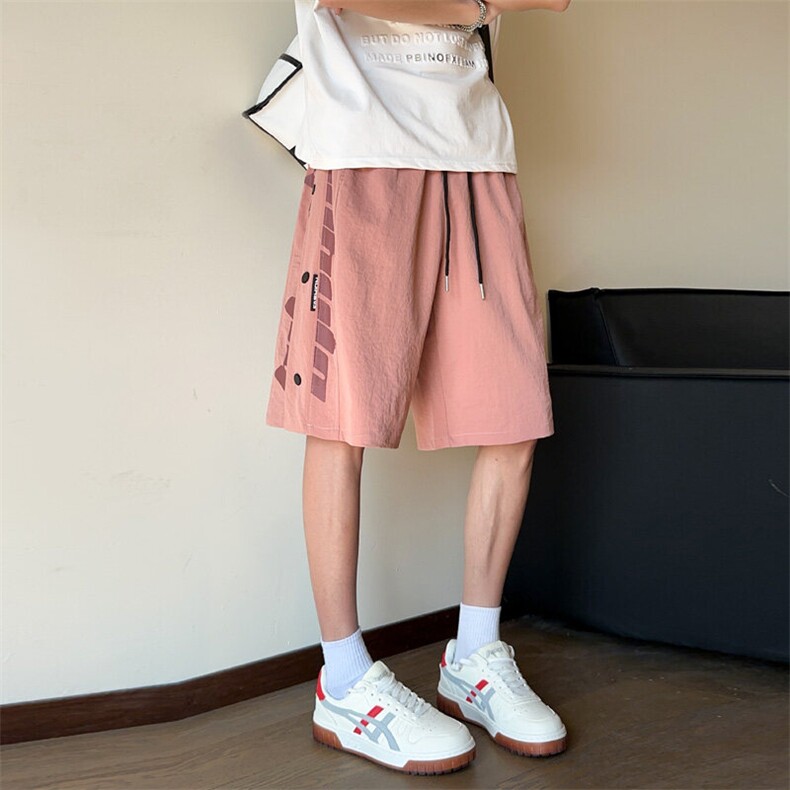 ！2026夏季新款男士宽松直筒五分裤潮牌情侣短裤DK312特P35,男装牛仔裤,电商B220