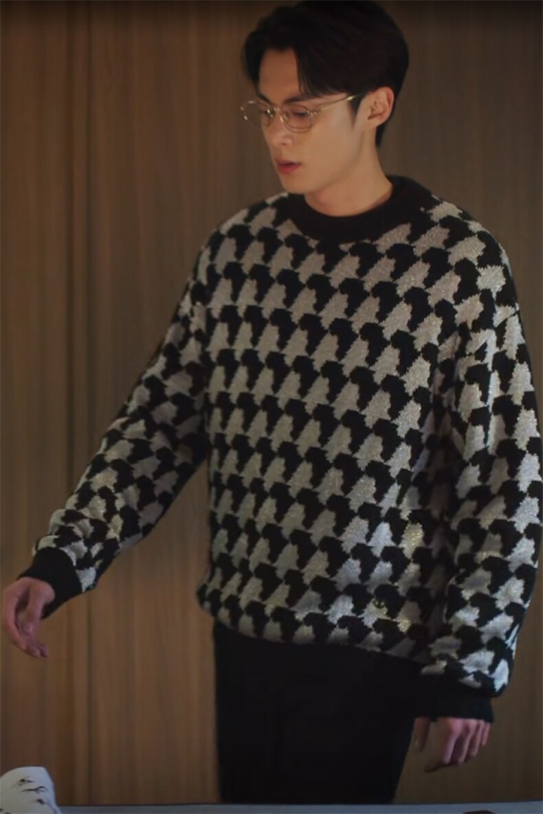 2025年秋季套头长袖青春流行圆领羊毛衫，男装羊毛衫，圣强羊绒