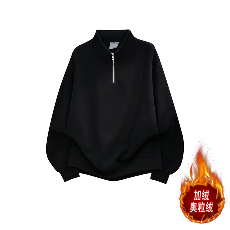 圆领品质加绒奥粒绒重磅boxy500克短宽套头男 RH5320JR-P52图片