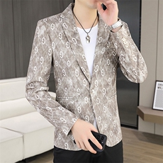 X620-P852025秋装时尚男士个性小西装西服修身青年，男装西服，星座507A（原星座306B-2）
