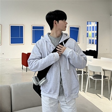 816B-WY009-P70春秋男女韩版纯色连帽卫衣情侣百搭休闲外套宽松，男装卫衣，星座816B