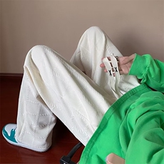 裤子男秋冬季潮牌束脚卫裤宽松vibe风休闲裤A616P35，男装休闲裤，星座1116-2