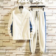 男士春秋外套2021新款休闲运动套装潮流卫衣一套衣服DS367TP85，男装卫衣，电商A102