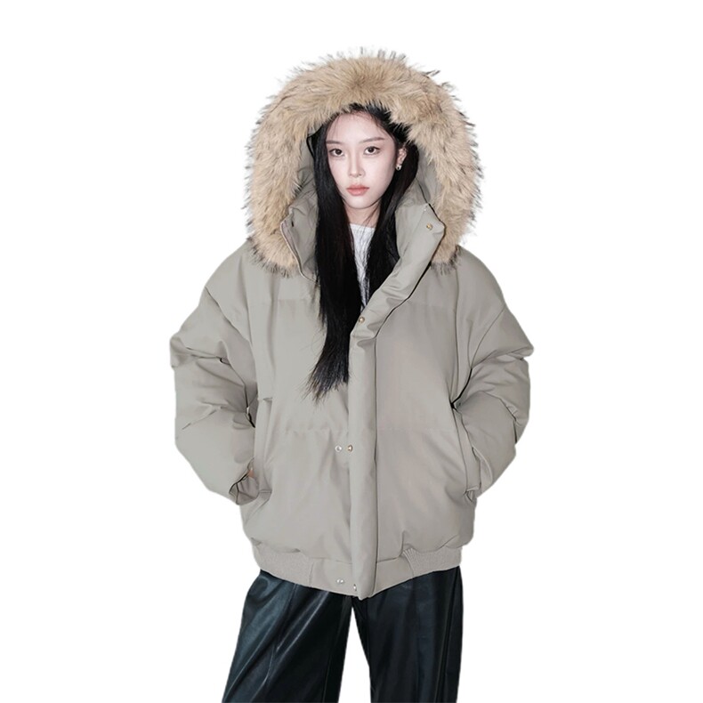 [网图慎用]可拆卸毛领棉服外套加厚保暖面包服5D3065-TP90不,男装棉衣,电商A102