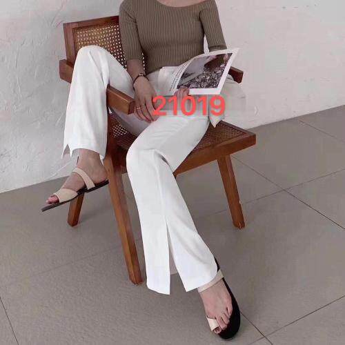 侧边开叉微辣裤，女装，38度6