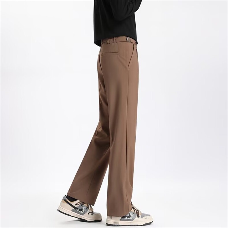 西裤男垂感痞帅高级感直筒裤潮牌休闲裤1211P45,男装西裤,星座410-2