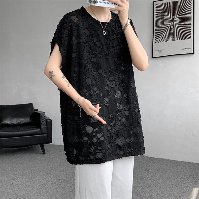 8XL-M重磅！特大码短袖T恤背心男宽松休闲百搭篮球服DX318P28,男装背心/马甲,电商D206-1