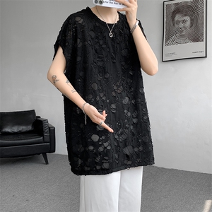 8XL-M 重磅！特大码短袖T恤背心男宽松休闲百搭 篮球服DX318P28图片