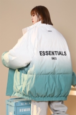 中性风渐变色情侣装男装棉衣宽松棉服冬装加厚外套G1036P128女，男装棉衣，电商A339