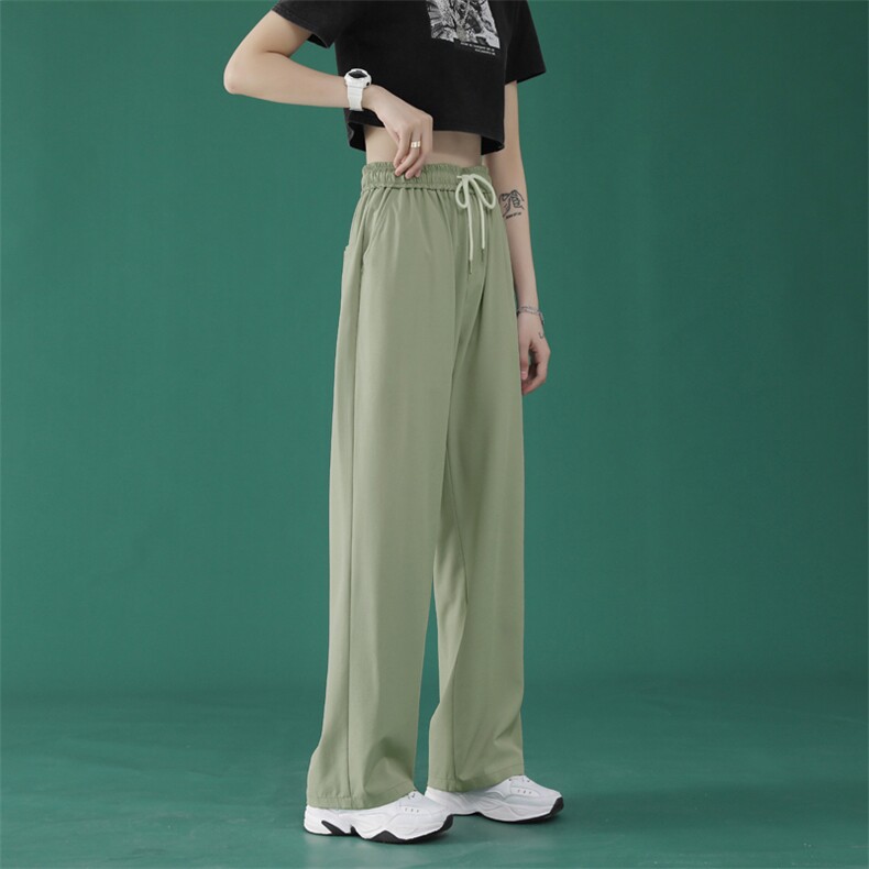 中性风冰丝裤女2028-特批22,女装休闲裤,星座718-1