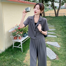 新款现货主推薄款西装套装9839-P135-K188，女装套装/套裙，2C129