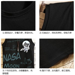BX25187-P20 港风运动汗背心男大码汗衫男无袖T恤男 砖墙图片