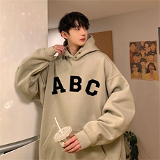 供抖音丶重磅高品棉350克排扣连帽ABC卫衣LW6053-特p58控78，男装卫衣，星座508（原C305）