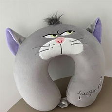 颈枕路西猫,云朵毛绒玩具厂 颈枕路西猫,云朵毛绒玩具厂