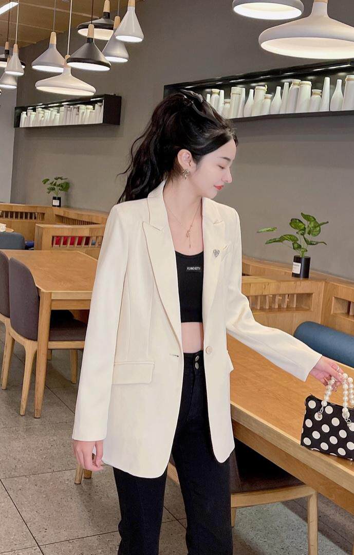 现货春季新款修身西装外套，女装西装，韩衫衣社
