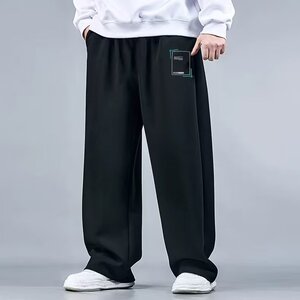 1506-1/XL-AW1271/P44ins胖子专属加绒保暖宽松直筒裤图片