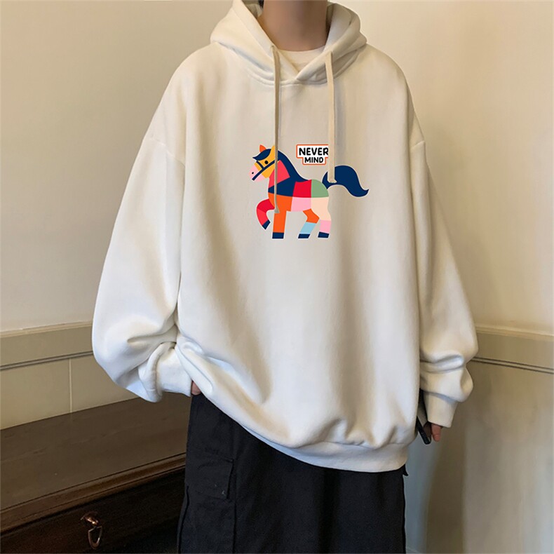 连帽卫衣男大码胖子帽衫大号运动服WY2458-P35图片