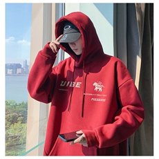 CM188P60加绒P65新品连帽卫衣重磅纯棉大码外套，女装短外套，星座304A-1