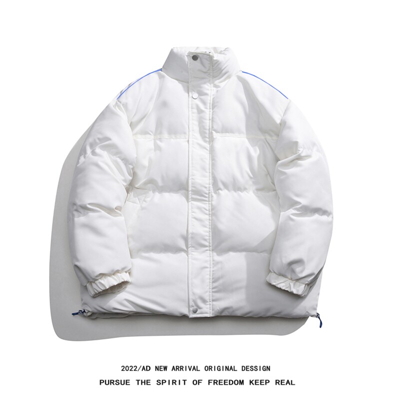 白底毛毯冬季基础款纯色加厚保暖百搭立领棉衣MY351P115控158,男装棉衣,电商A247-1