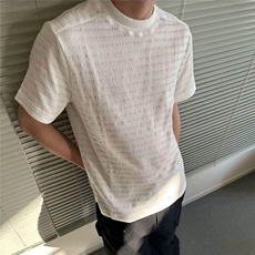 美式百搭简约纯色时尚百搭圆领短袖T恤男9025-P30，男装T恤，电商B380（原B361）