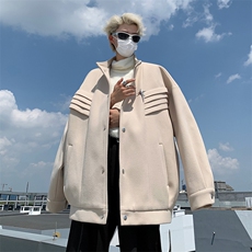 男装呢料夹克2026秋冬季新款毛呢大衣男生外套XZ514-2-F616-P115，男装夹克，星座514-2(原B239)