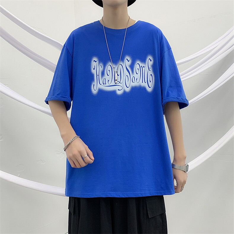 高品质~220G###夏季新款短袖T恤港风大码T106-P25控39图片