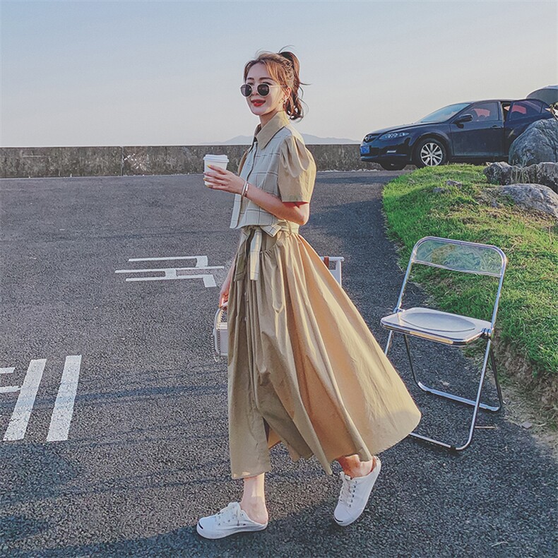 现货假2件连衣裙浙宝217-2620-120-178,女装连衣裙,浙宝217