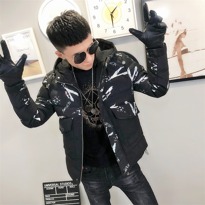1冬季印花棉服社会精神小伙加厚帅气棉衣保暖外套C301B-MF06,男装棉衣,电商C301B