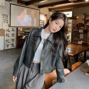 2025年春季现货高品质机车服皮衣外套图片
