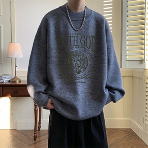 半高领毛衣男大码胖子针织衫毛线衣 M18388-P45 加绒款-P65图片