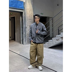 原版秋冬毛衣开衫假两件抗起球针织衫86337-P110，男装针织衫/毛衣，星座1012-1
