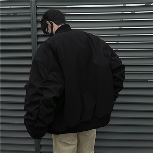 特批冬季棉衣clean fit港风加厚外套男装宽松冬装棉服S373-P105图片