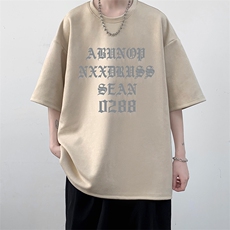 麂皮绒短袖t恤男大码半袖男JD82307-P25，男装T恤，电商A040