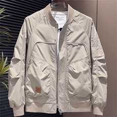 春秋款棒球服时尚百搭休闲美式简约工装外套男装潮流PX96013，男装工装外套，星座208-5