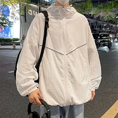 特批P55无差价夏季满天星冰丝凉感UPF50+防紫外线防晒服男J2609，男装防晒衣，电商A001-1