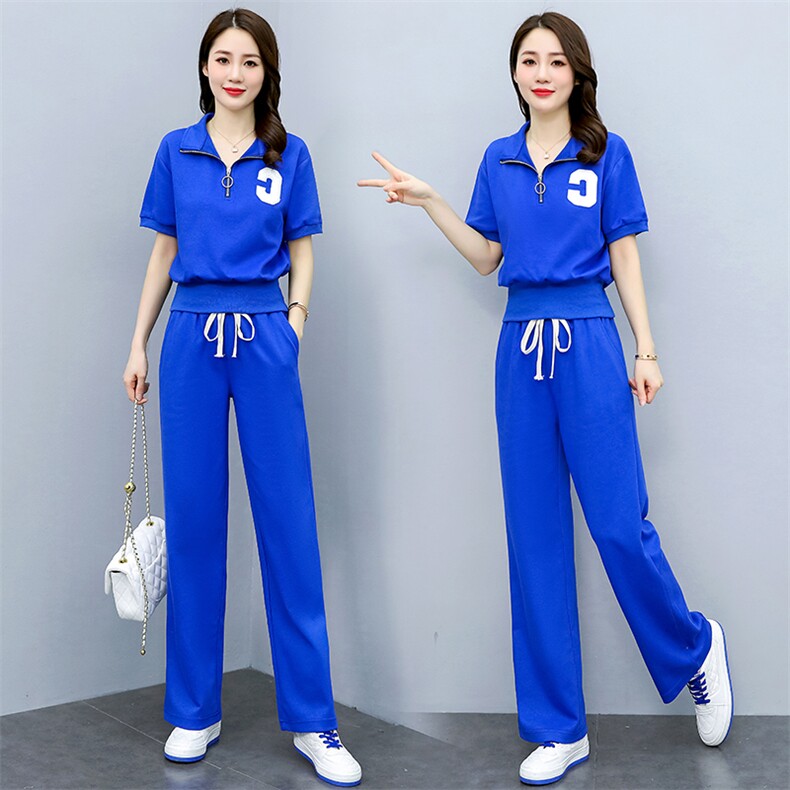 2025春秋季新款爱心刺绣休闲卫衣套装女时尚网红炸街运动服两件套,女装套装/套裙,妙形