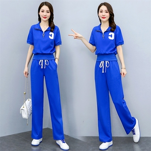2025春秋季新款爱心刺绣休闲卫衣套装女时尚网红炸街运动服两件套图片