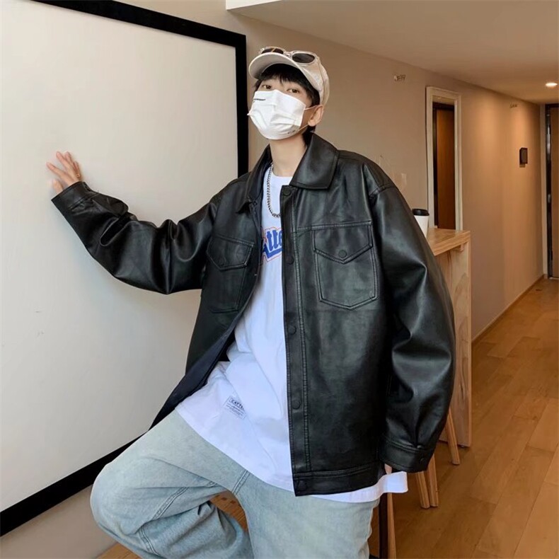 潮流夹克潮男春季PU夹克JK6615P65,男装夹克,星座1116-2
