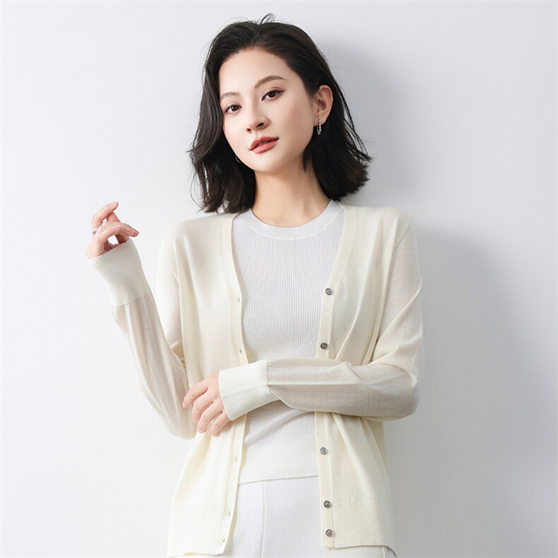 圆领新款针织背心女无袖纯色背心简约百搭宽松套头上衣女,针织衫/毛衣,清联羊绒