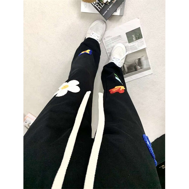 【杭州货档口现货】一比一花卉男女卫裤休闲裤XZ610A-特P48-控79,男装休闲裤,星座610A