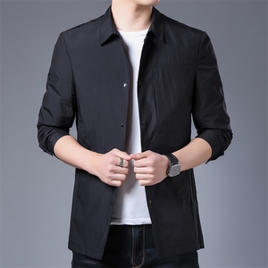 CD6629922钱塘2020-2春秋薄款中年男士中长款翻领夹克外套P185图片