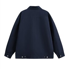 26春装高品质老钱风立领夹克外套男女美式潮牌拉链工装风宽松上衣，男装夹克，电商A486