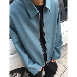 【有货】cleanfit蓝色短款外套男高级感痞帅行政夹克Y165LL-特P55图片