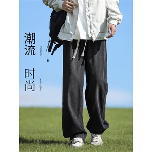 日系青少年牛仔裤男2024新款直筒百搭宽松裤子K867-特批-43图片