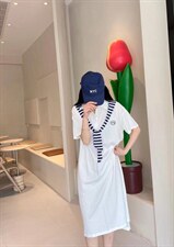 现货新款Polo连衣裙，女装连衣裙，MI MI(1F)