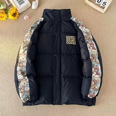 新款风刺绣棉服青少年秋冬季加厚宽松潮牌保暖外套MY0069/P102，男装棉衣，星座506B